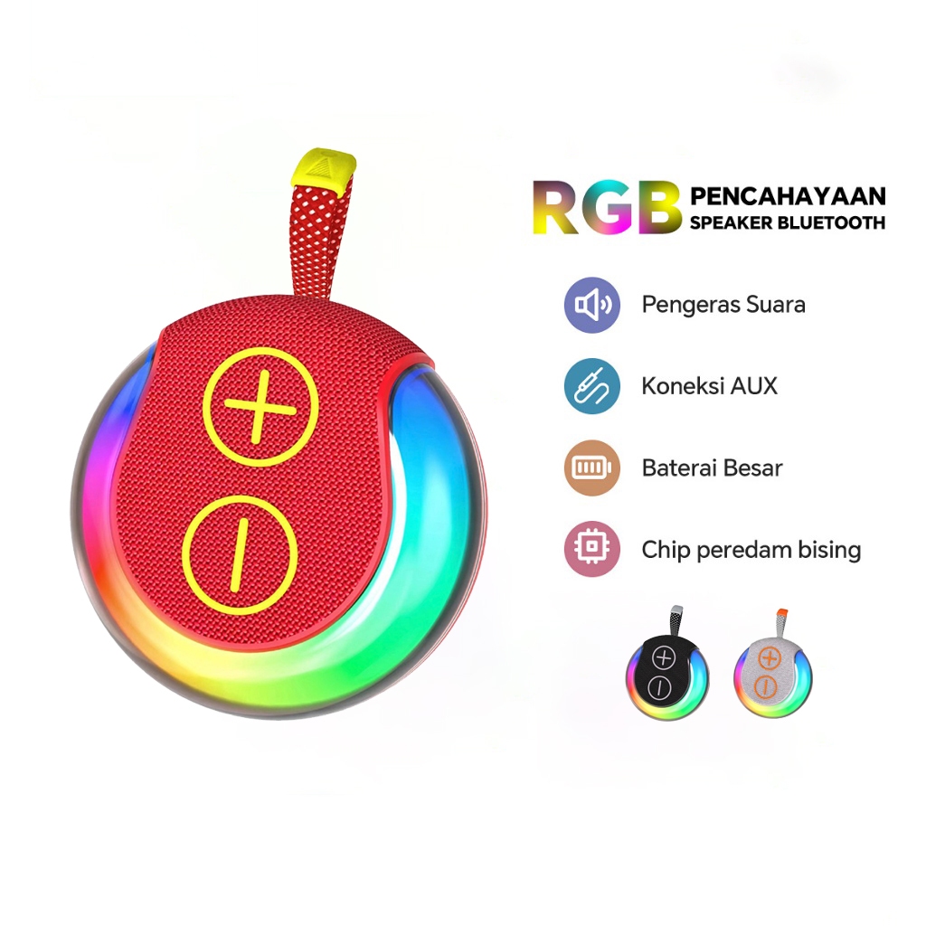 Jual Speaker Bluetooth Wireless Portable LED Speakers High Quality