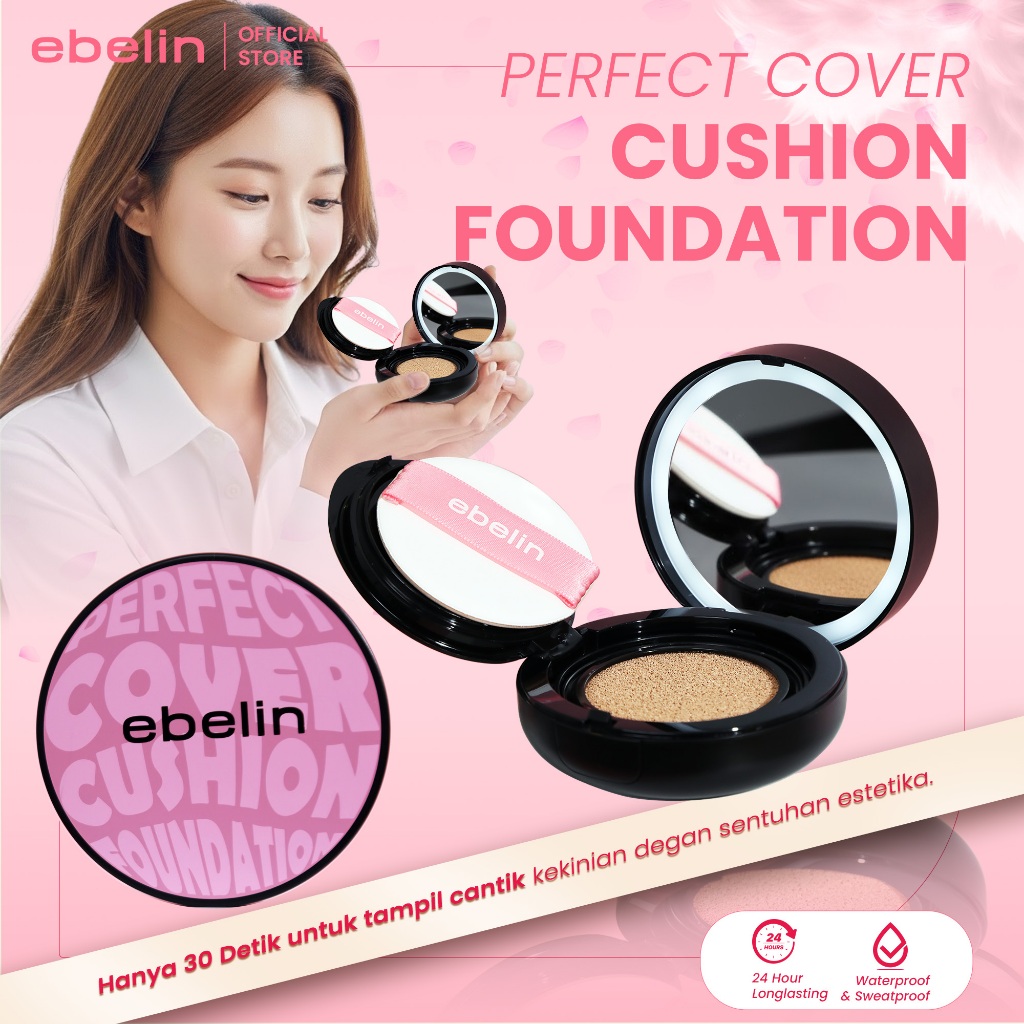 Jual Perfect Cover Cushion Foundation LED Mirror | Foundation Ringan ...