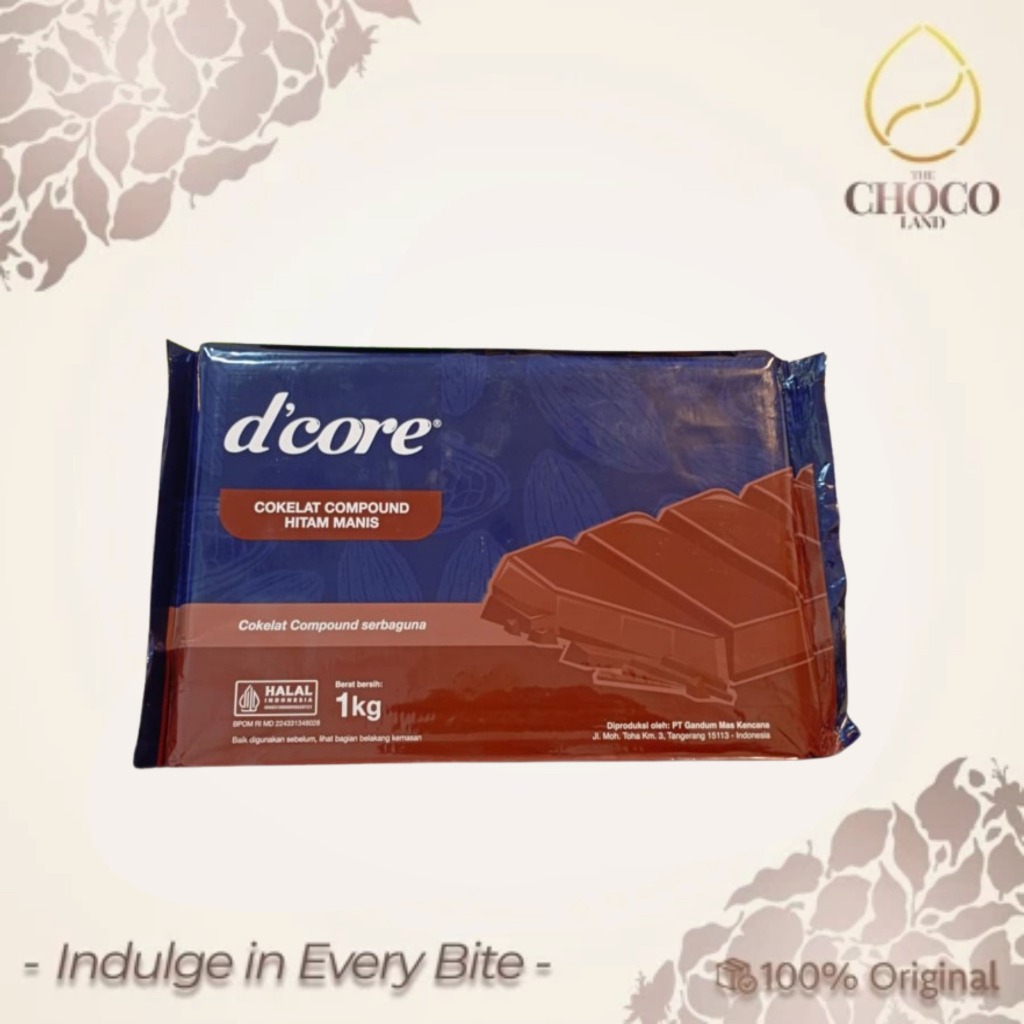 Jual Colatta D'Core Dark Chocolate Compound 1kg | Shopee Indonesia