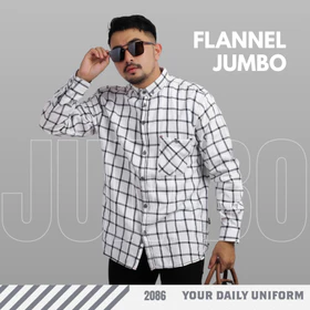 DGM Fashion Kemeja Pria Flanel Jumbo Premium Panjang 021
