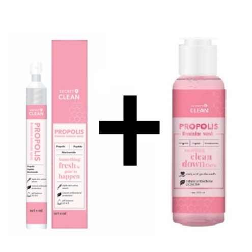Jual BUNDLING Secret Clean Feminine Intimate Spray 8 ML + Intimate Wash ...
