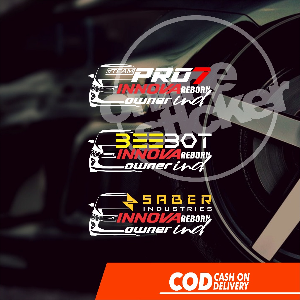 Jual Stiker Innova Reborn Pro7 Beboot Saber | cutting menyala | Shopee ...