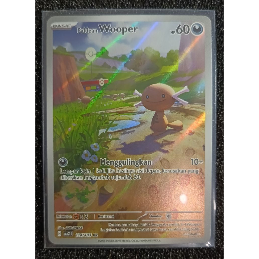 Jual Pokemon Indonesia - PALDEAN WOOPER (ART RARE) | Shopee Indonesia
