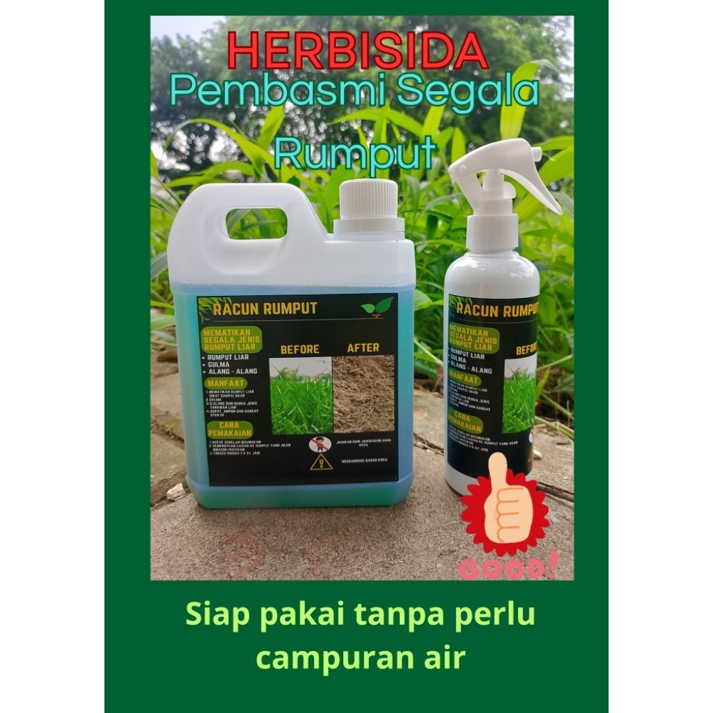 Jual Pembasmi rumput/Racun rumput 1 liter gratis 250ml | Shopee Indonesia