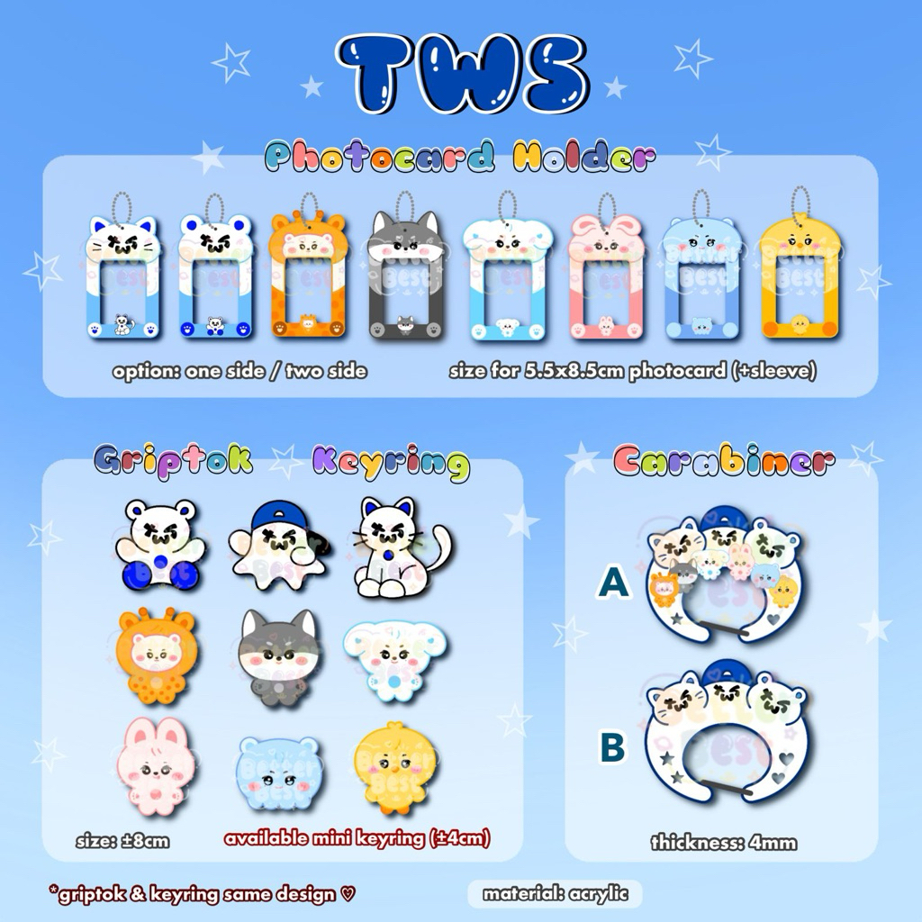Jual TWS PHOTOCARD HOLDER KEYRING GRIPTOK POPSOCKET CARABINER CARD ...