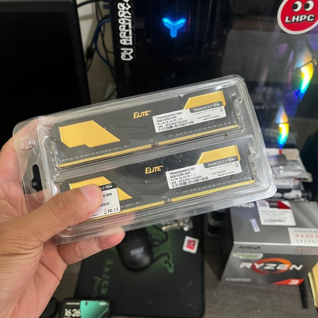 Jual RAM 8GB DDR4 kit Team Elite gold | Shopee Indonesia