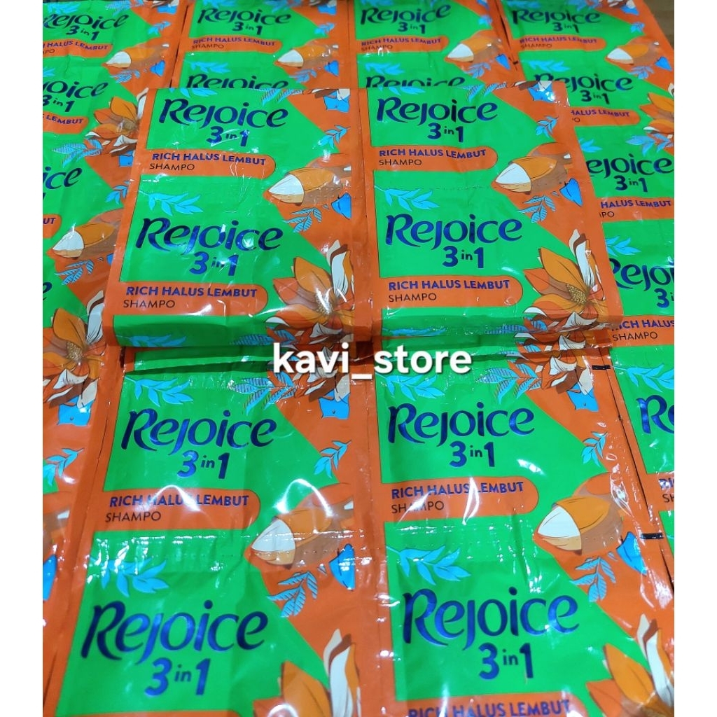 Jual REJOICE Shampoo Sachet Renceng 10ML x 12 (24 sachet) | Shopee ...