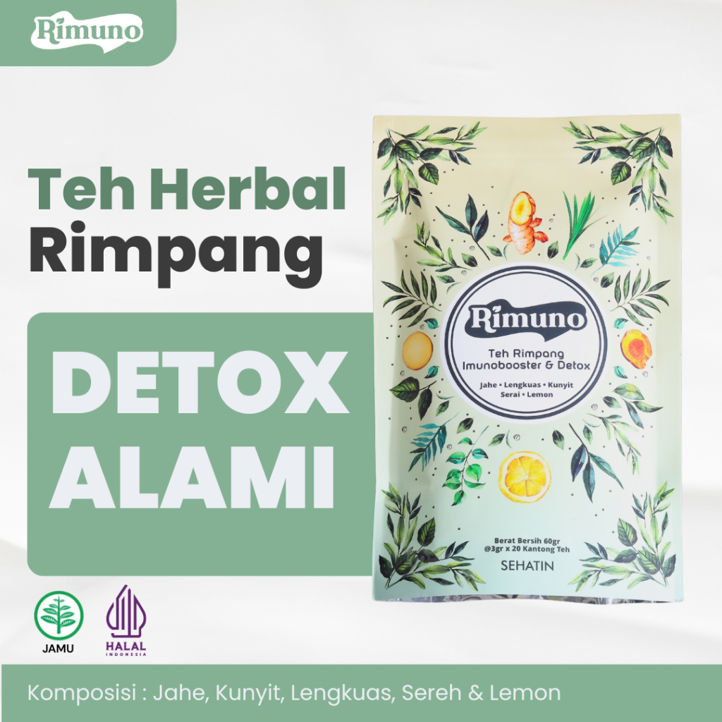 Jual RIMUNO Teh Rimpang Herbal Imun Booster Detox Rempah Alami ala JSR ...