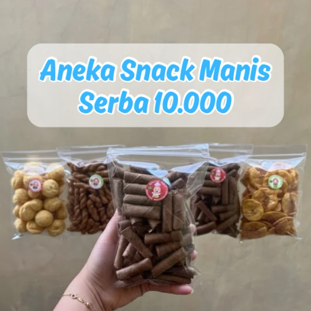 Jual Serba Manis Cemilan Camilan 10 Ribu / Aneka Jajanan Serba 10000 ...