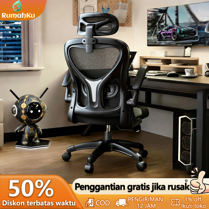 Jual RK Kursi Kantor Ergonomis Kursi Komputer Kursi Gaming Kursi Kerja ...