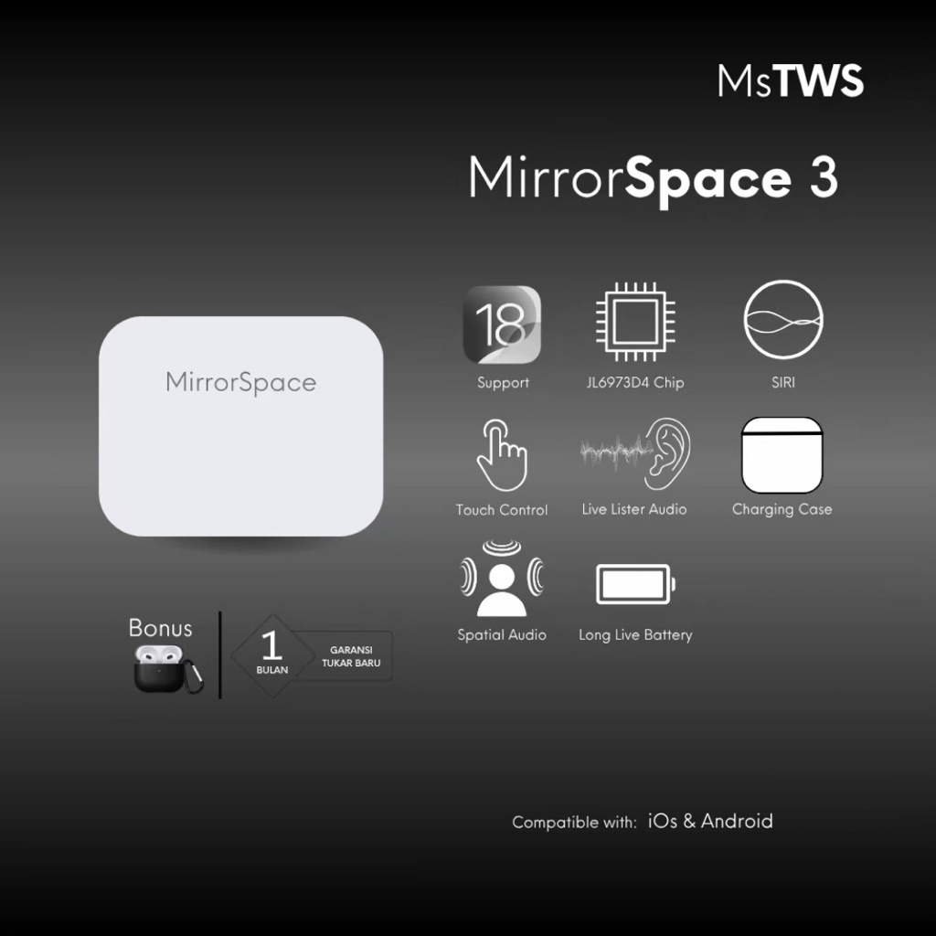 Jual MirrorSpace Generation 3 w/ logo MirrorSpace | Shopee Indonesia