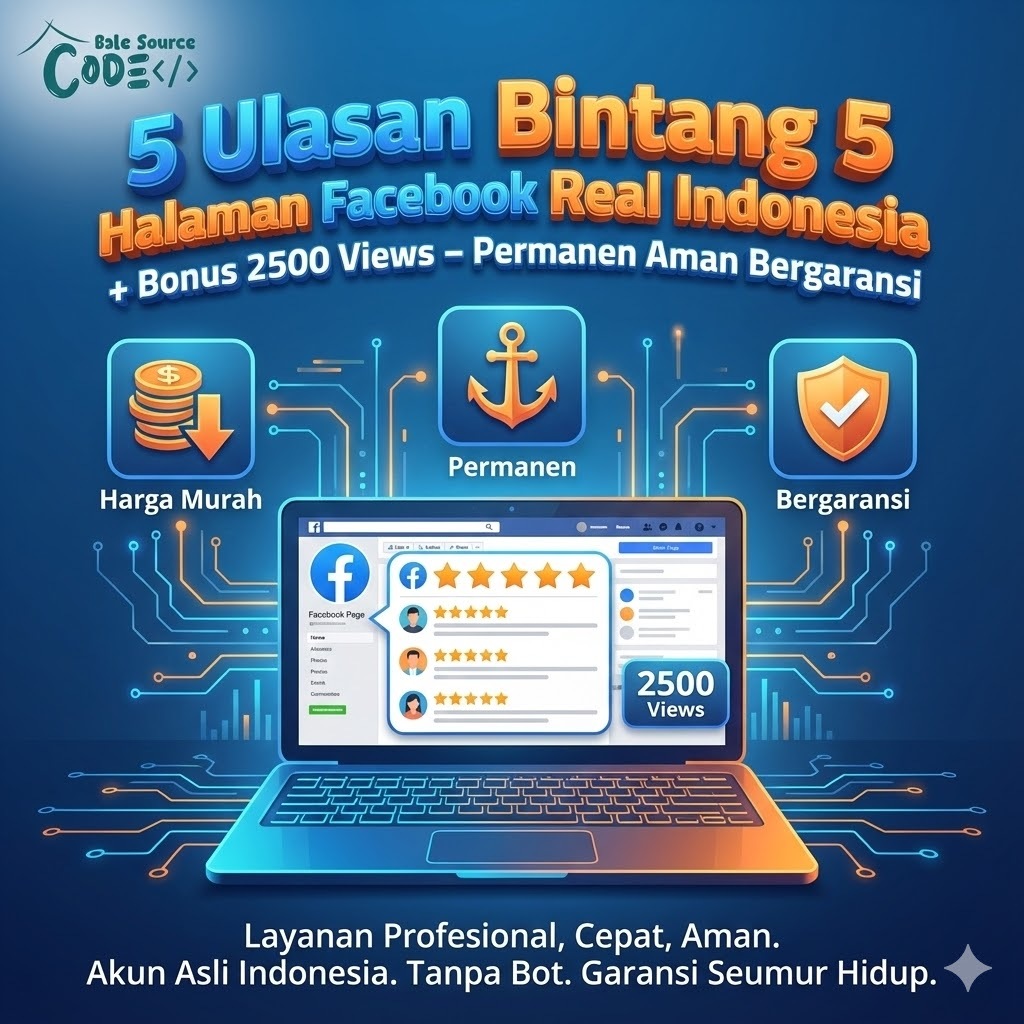 Jual 5 Ulasan Halaman Facebook Real Indonesia + Bonus 2500 Views ...