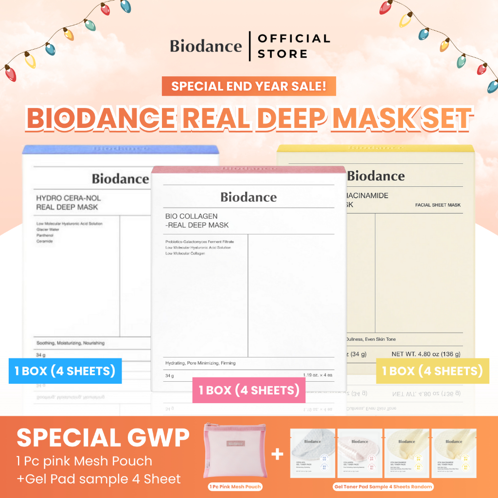 Jual BIODANCE - Real Deep Mask Set ( Bundling 3 Box Variants ) | Shopee ...