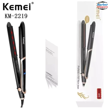 KEMEI KM 2219 Catokan Rambut 2 IN 1 Professional Infrared 2in1 Lurus Dan Curly