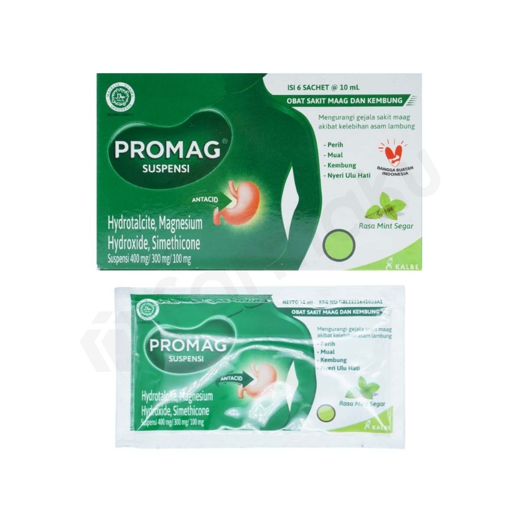 Jual PROMAG SUSPENSI 10ML ISI 6 SACHET | Shopee Indonesia
