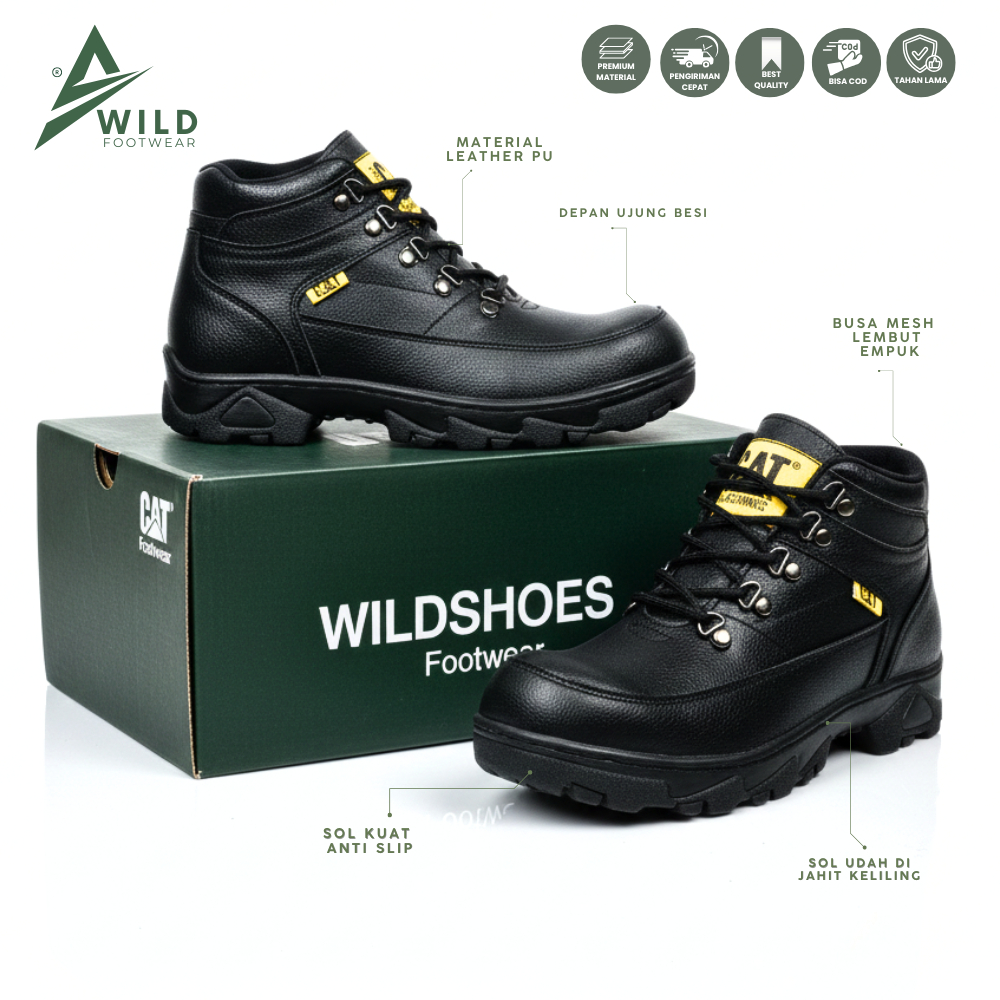 Jual Sepatu Safety Pria Steel Toe Outdoor - Sepatu Safety Pria Ujung ...