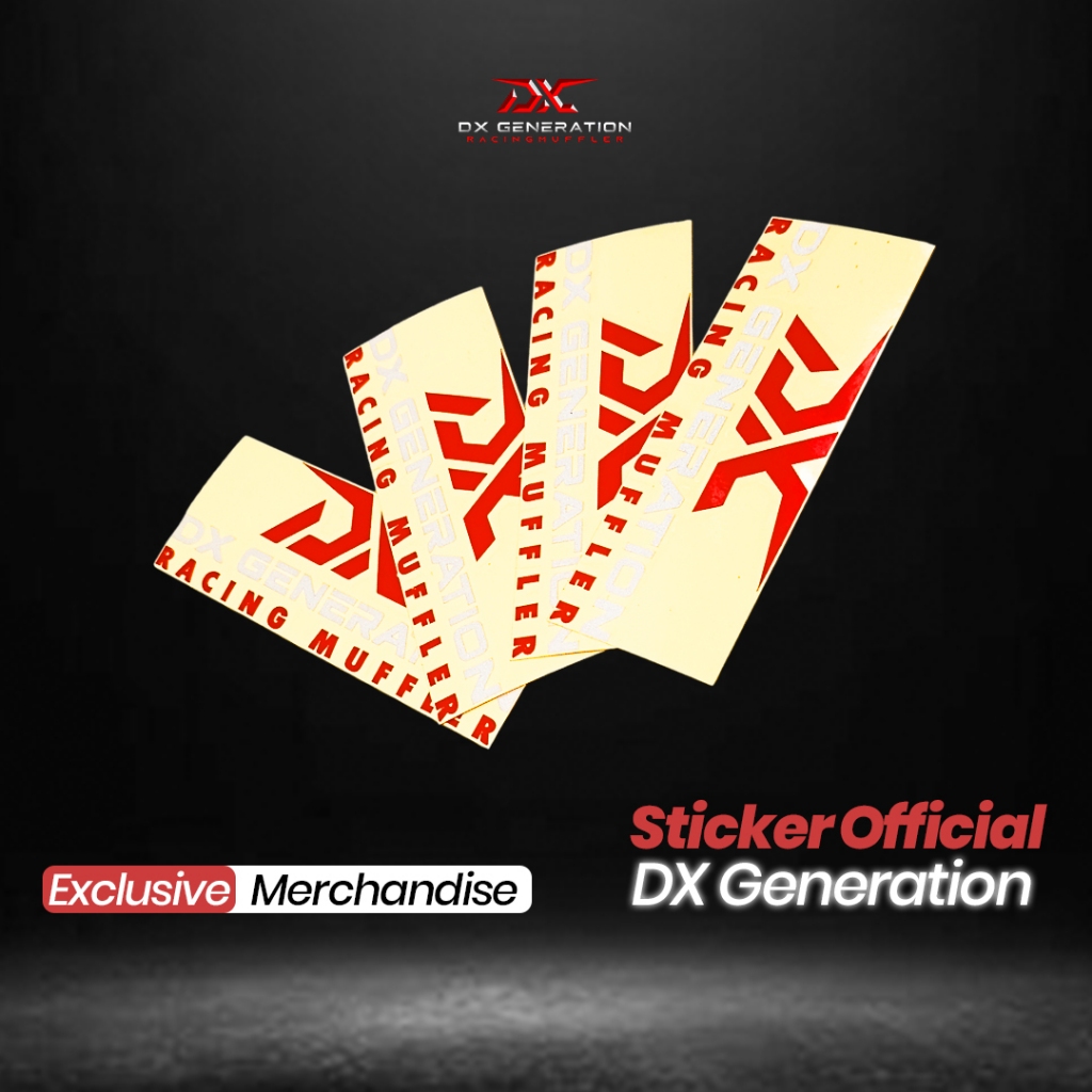 Jual Stiker Original Stiker Official Merchandise DX Generation Racing ...