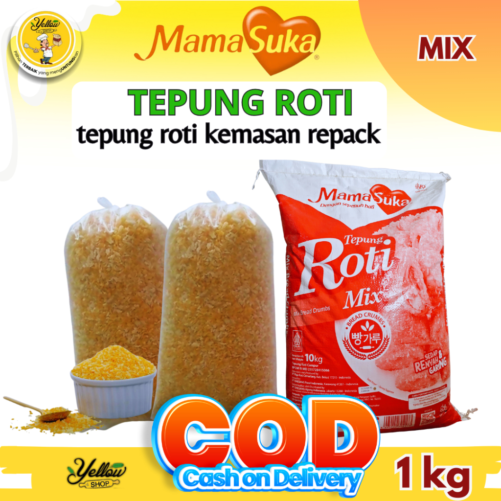Jual Mamasuka tepung roti 1kg | Shopee Indonesia