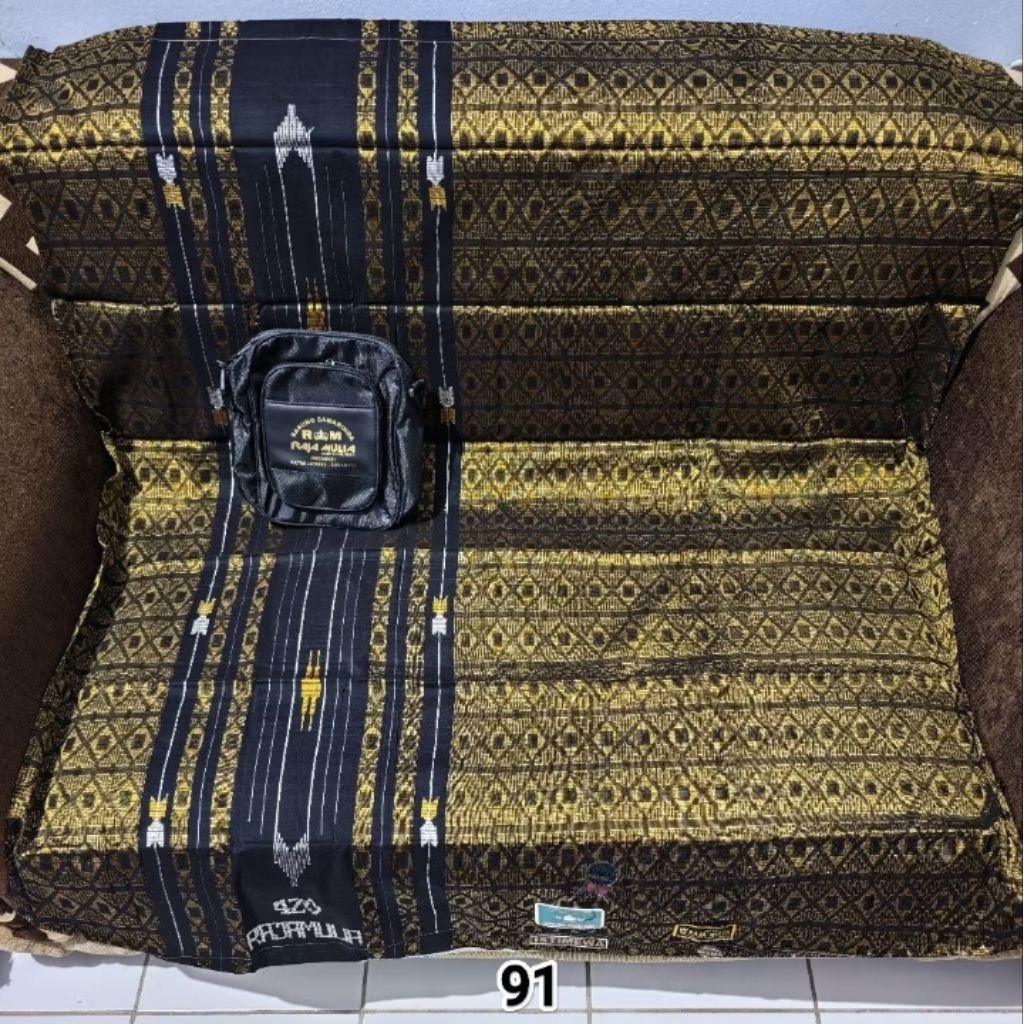 Jual SARUNG TENUN RAJA MULIA 420 FULL SUTERA JAHIT TENGAH MOTIF TERBARU ...