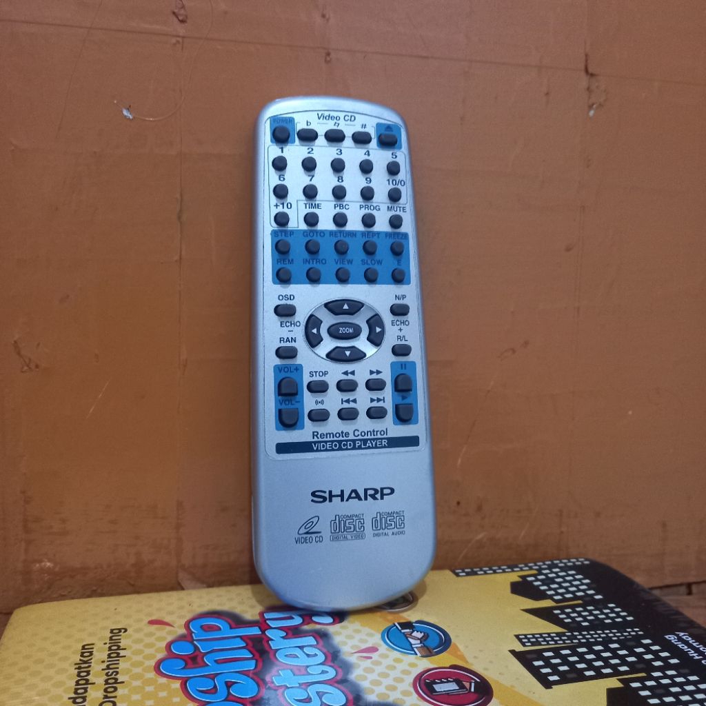 Jual REMOTE CONTROL VIDEO CD PLAYER SHARP ORIGINAL | Shopee Indonesia