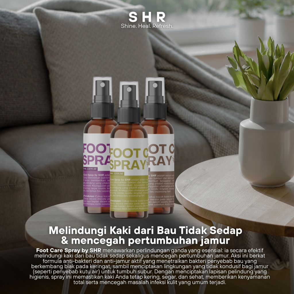 Jual S H R by SHORE - Foot Care Spray - Menghilangkan Bau Tidak Sedap ...