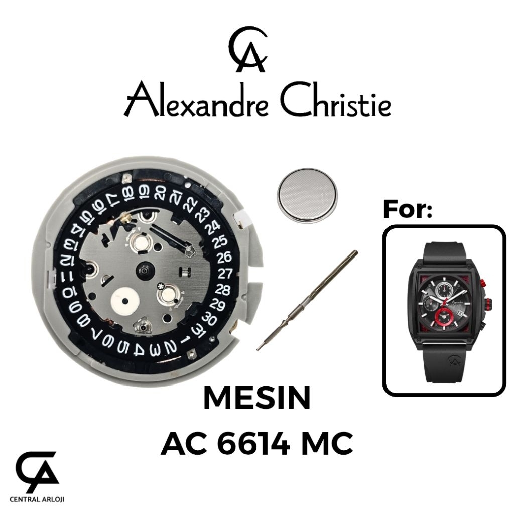 Jual Mesin Original Alexandre Christie AC 6614 MC | Shopee Indonesia