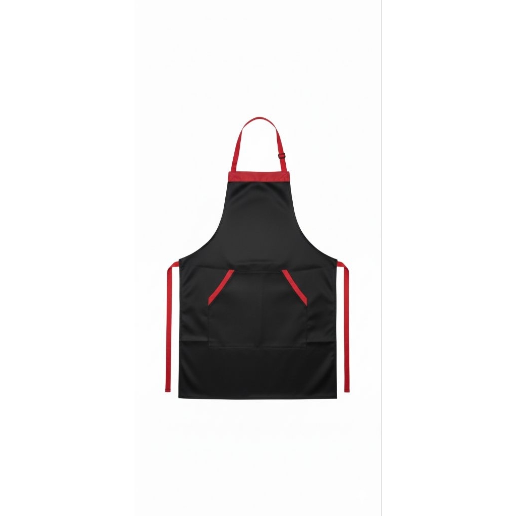 Jual PRN Apron Masak Kombinasi Hitam Maroon Waterproof Unisex Pria dan ...