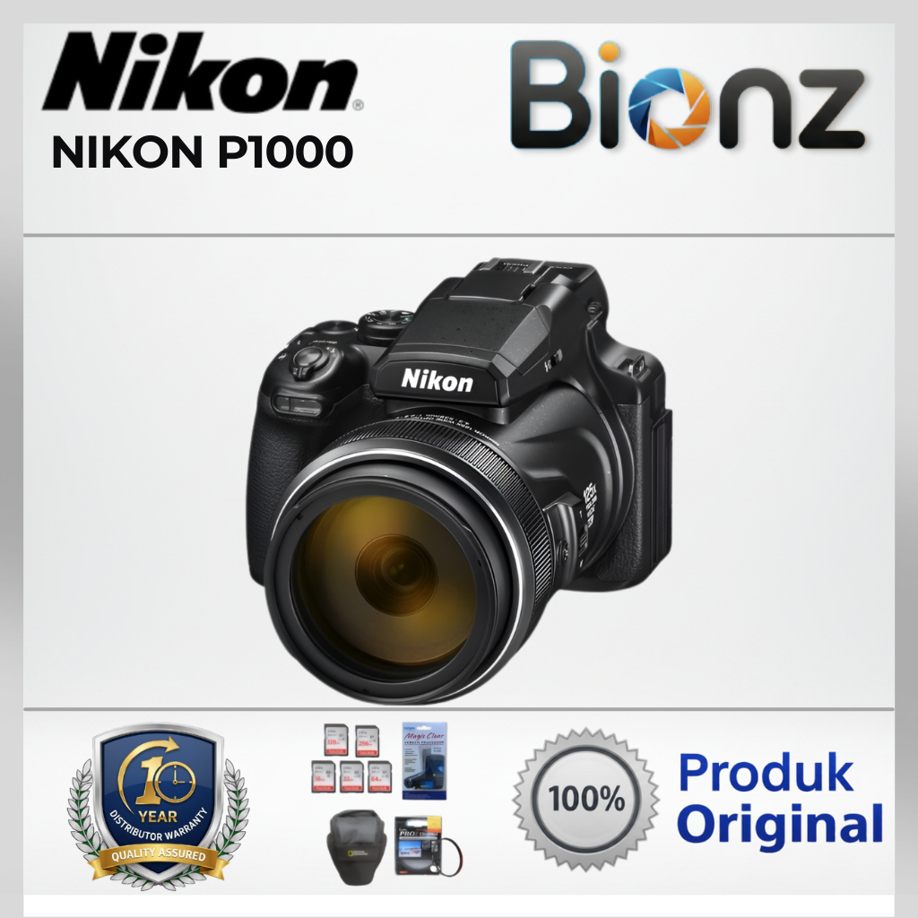 Borsa Protettiva Per Nikon Coolpix P1000 – Impermeabile, Con Scomparti E Coperchio Antipioggia, Perfetta Per Accessori E Viaggi