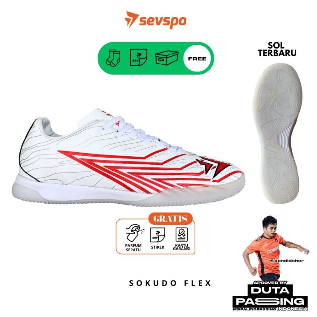 Jual SEVSPO SOKUDO FLEX - Sepatu Futsal Phylon RIngan dan Nyaman ...