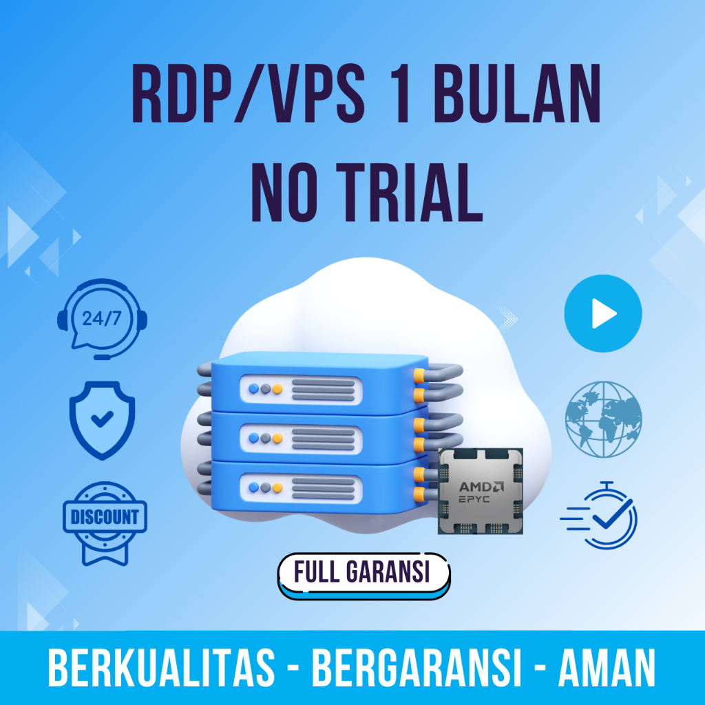 Jual RDP / VPS FULL AKSES ROOT | Shopee Indonesia
