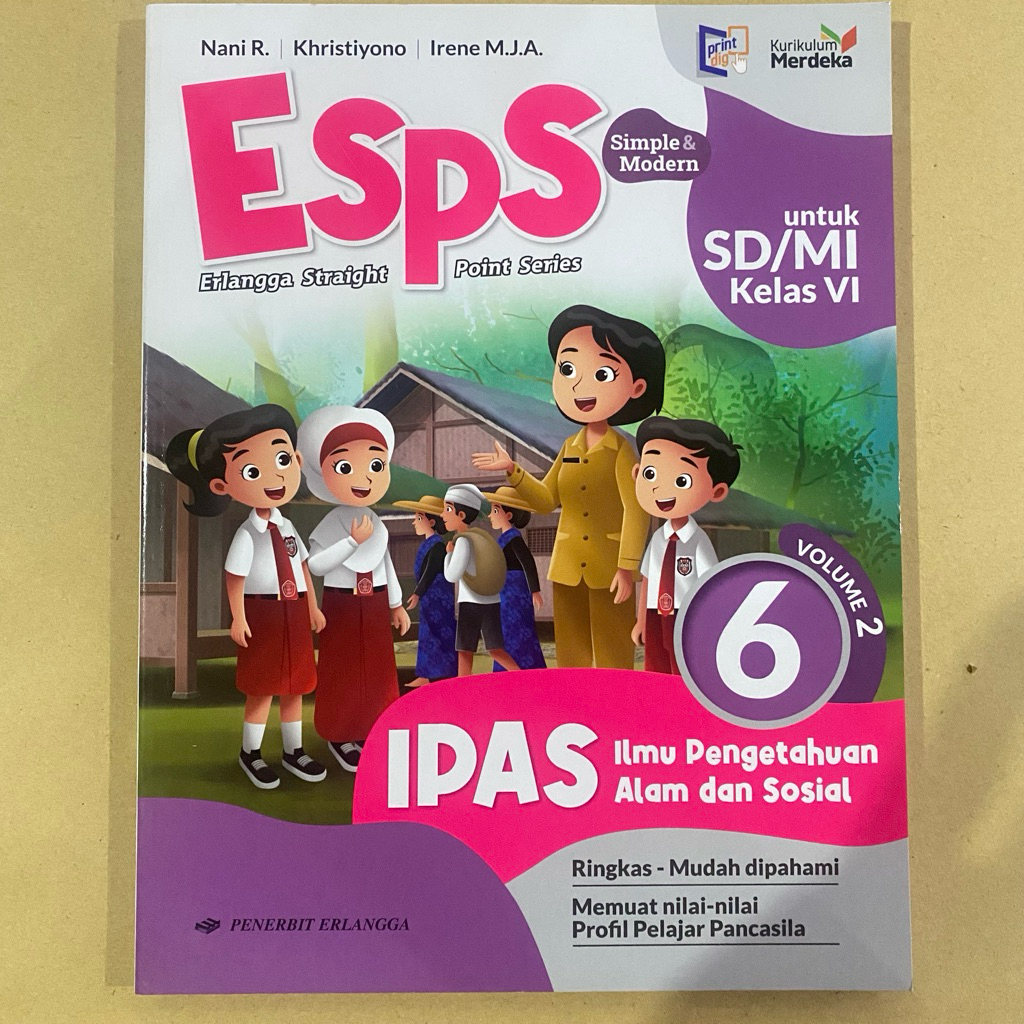 Jual Buku ESPS IPAS ILMU PENGETAHUAN ALAM DAN SOSIAL SD KELAS VI 6 ...