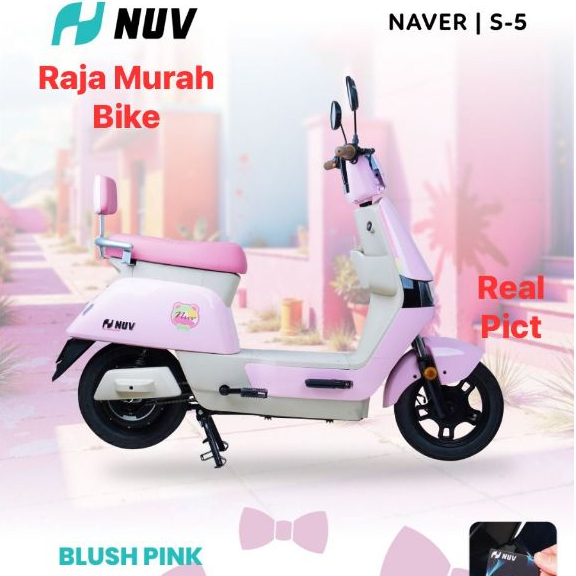 sepeda listrik nuv s-5 naver 850 watt sepeda listrik bergaransi resmi selis nuv naver s-5