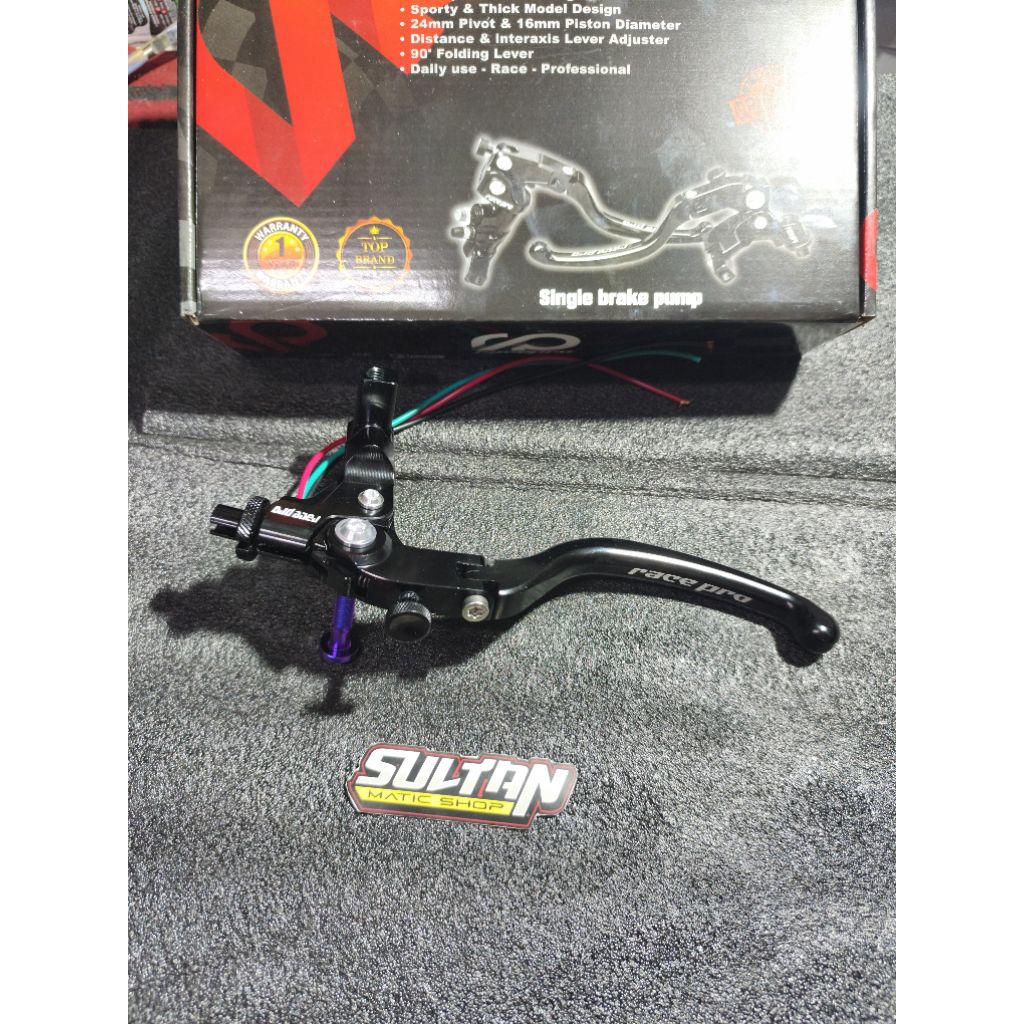 Jual MASTER REM RACE PRO V3 RADIAL SINGLE BARKE PUMP, UNIVERSAL UK 17MM ...