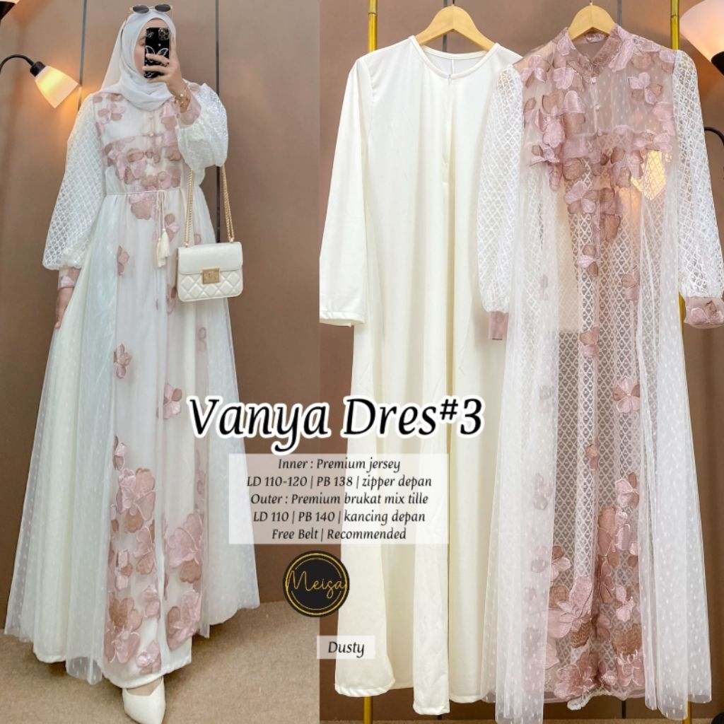 Jual Model Gamis Bahan Tile Terlengkap & Harga Terbaru Juli 2026 ...