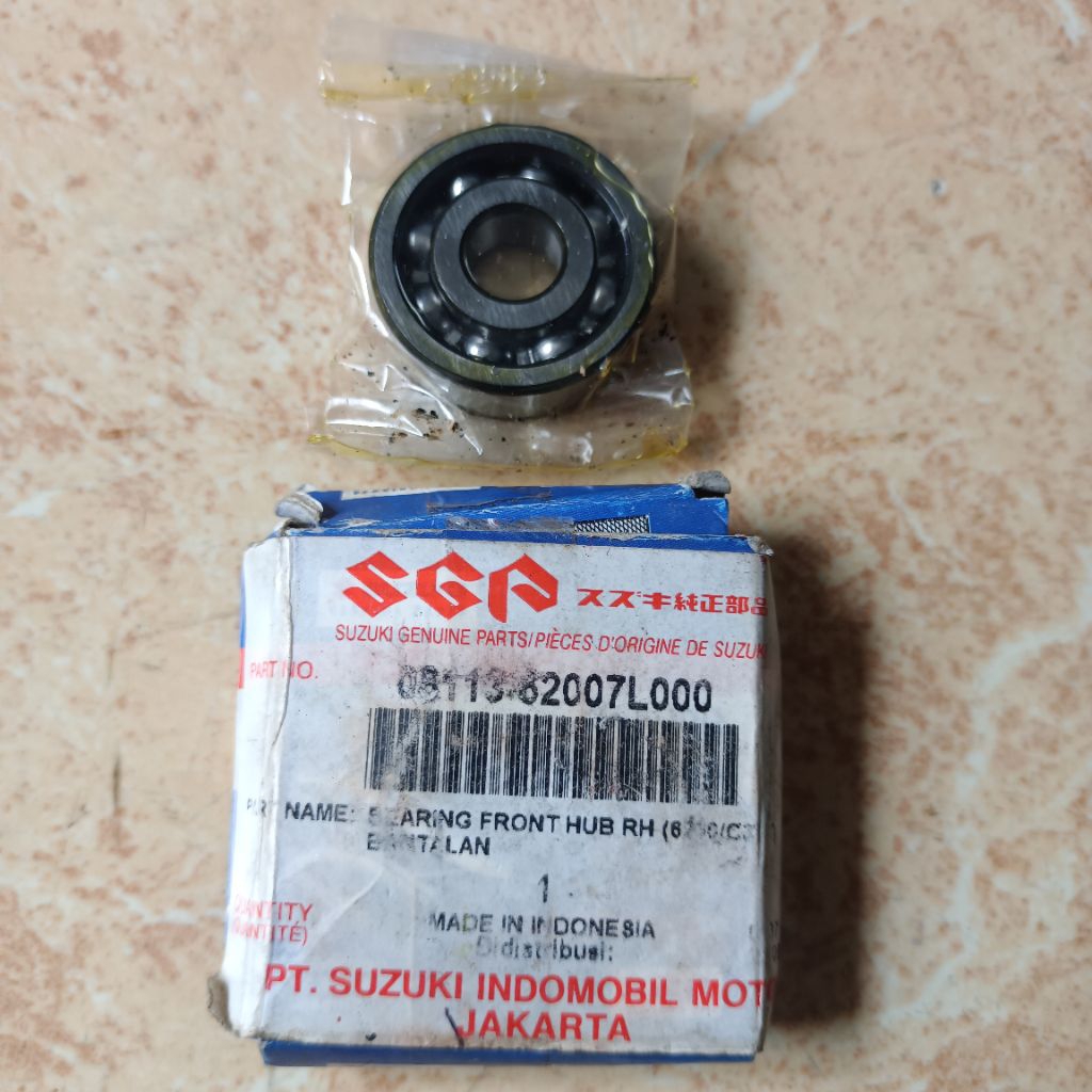 Jual Bearing 6200 Roda Depan Kanan Suzuki Smash Shogun RC 100 Bravo ...