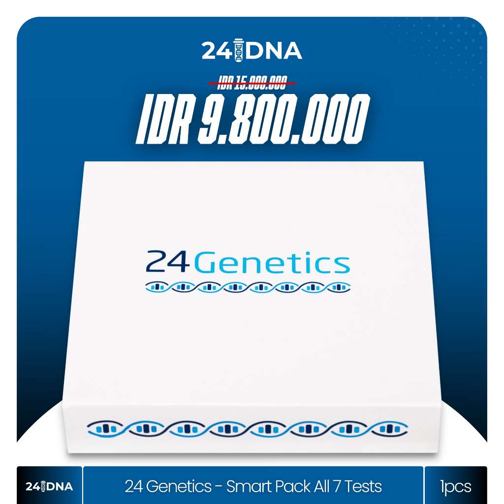 Jual 24 Genetics DNA All 7 Test Smart Pack DNA | Shopee Indonesia
