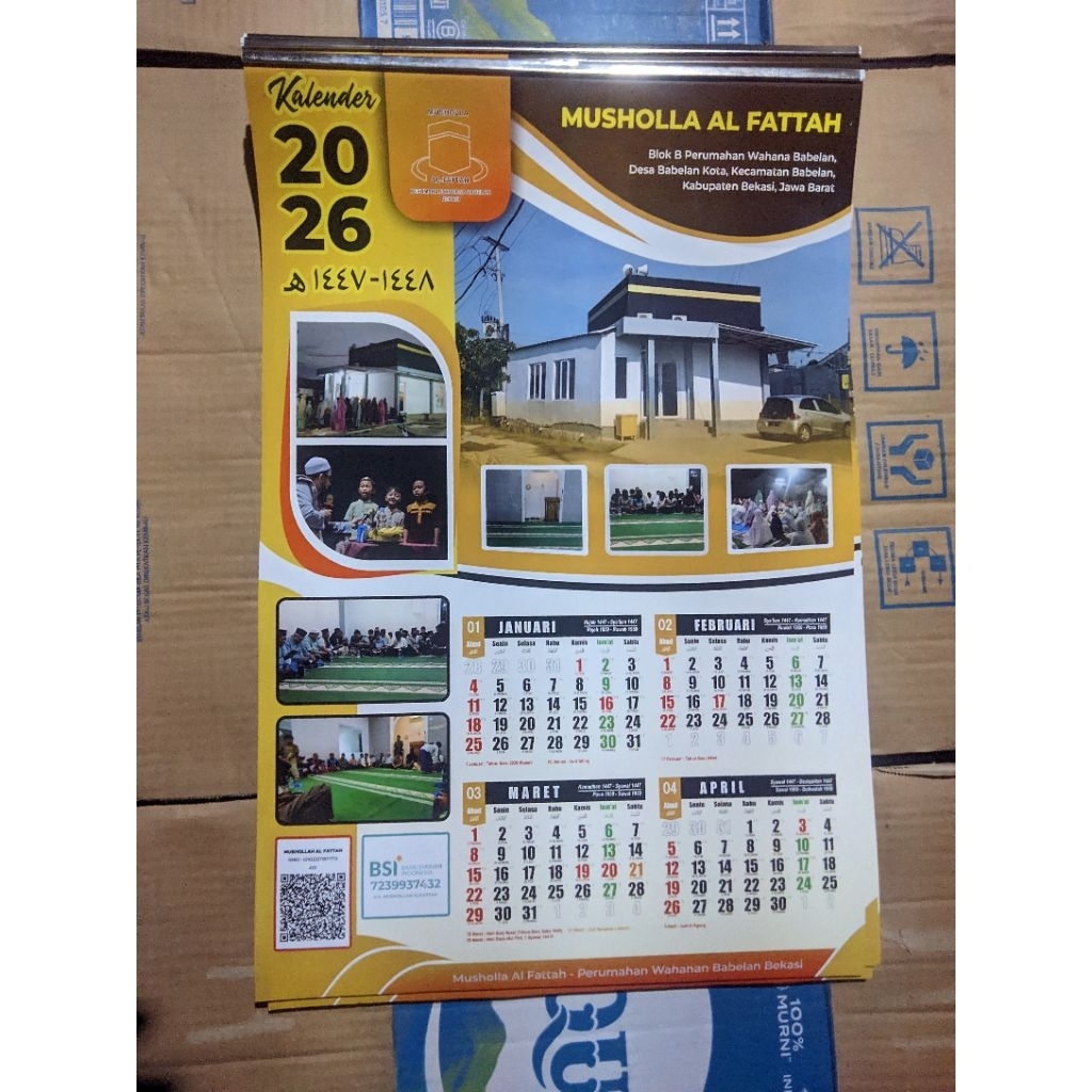 Jual PROMO KALENDER DINDING 2027 CUSTOM PRINTING 1-6 LEMBAR MINIMAL ...