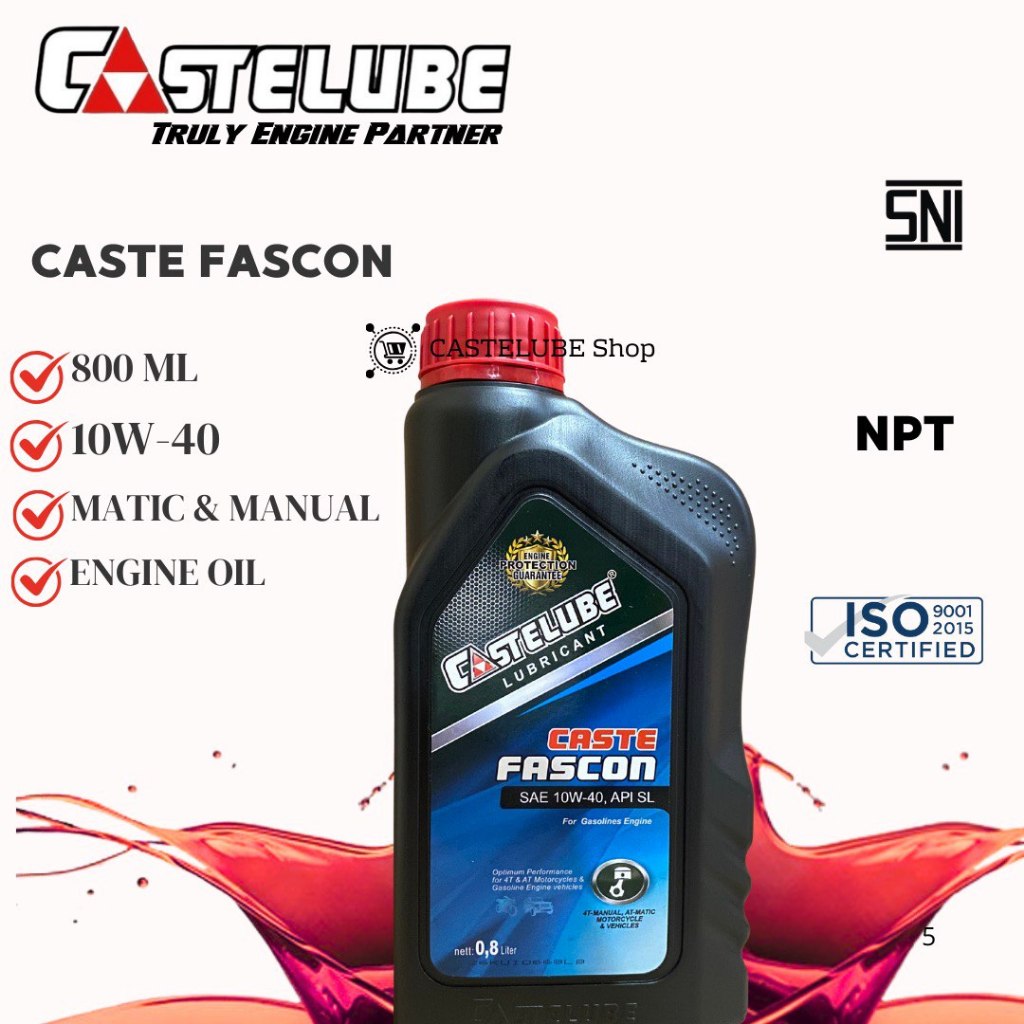 Jual Castelube Fascon Matic 10W-40 800ml | Shopee Indonesia