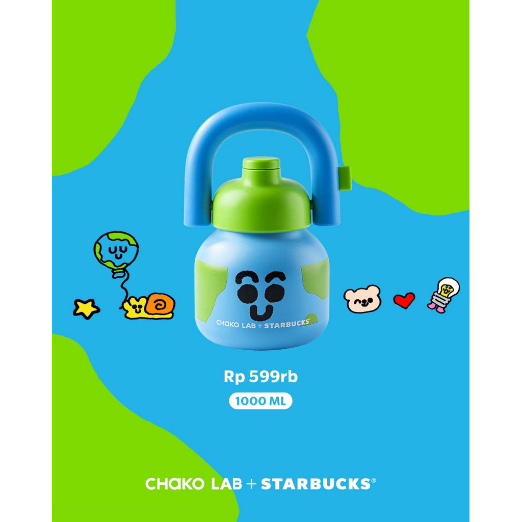 Jual CHAKO LAB Linlin Starbucks 1000ml | Shopee Indonesia