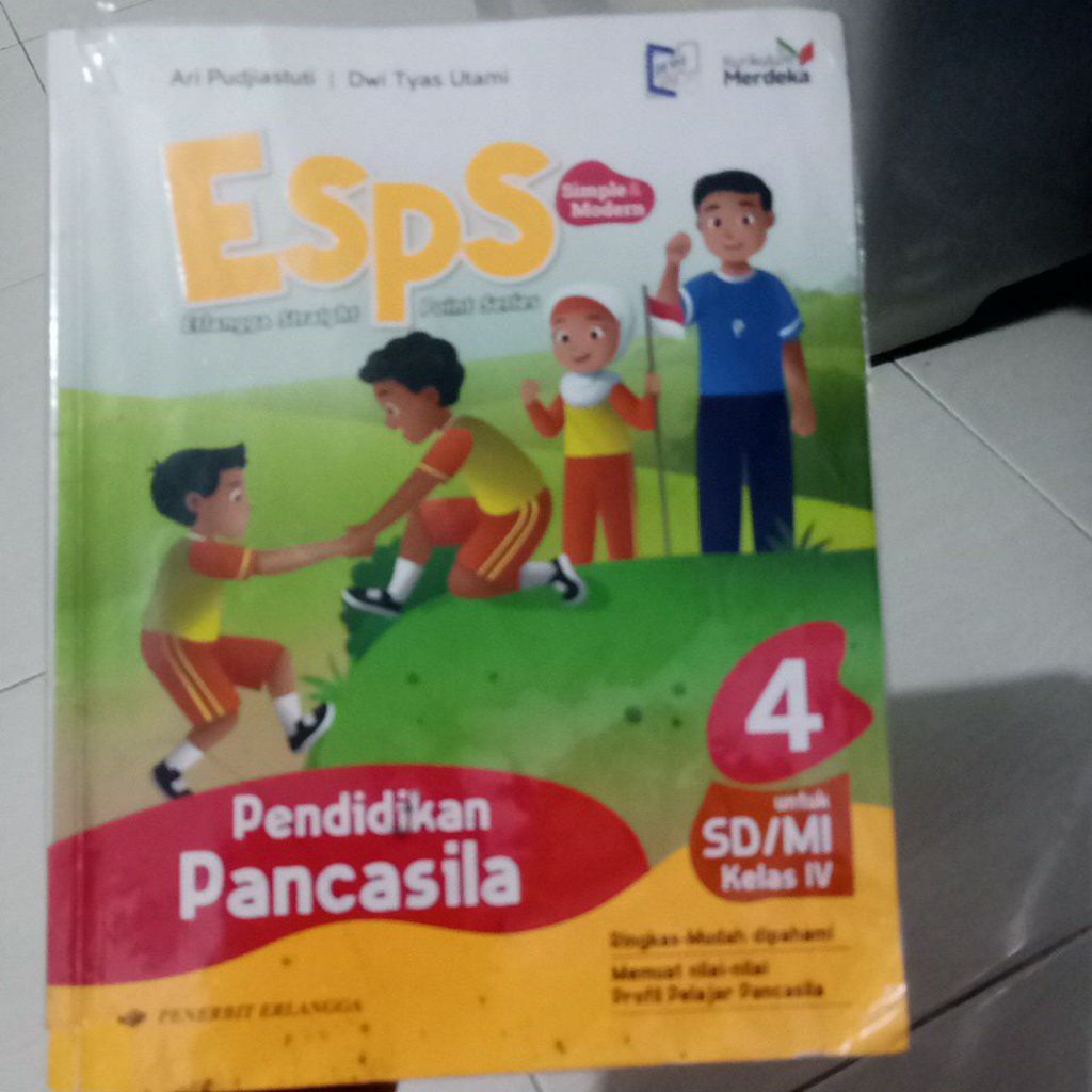 Jual Buku Bekas ESPS Pendidikan Pancasila Kelas 4 SD | Shopee Indonesia