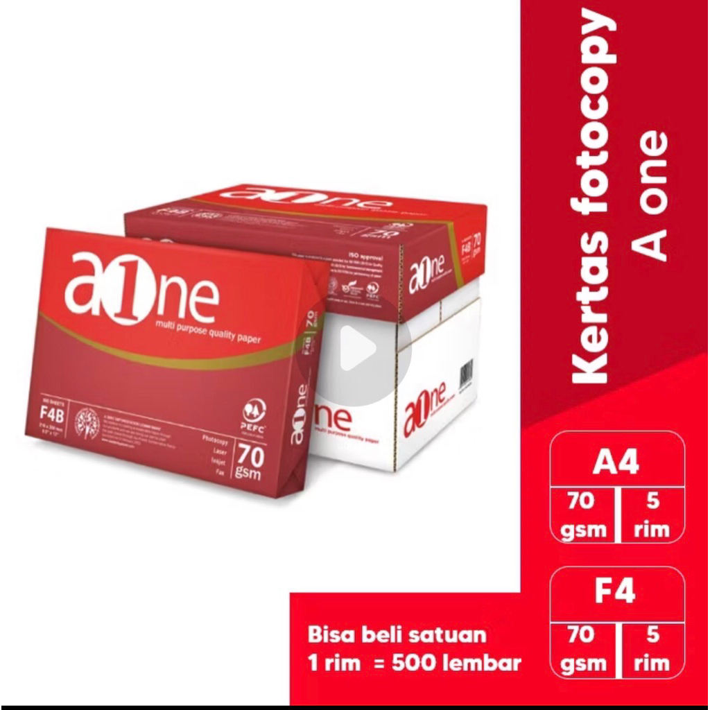 Jual Kertas HVS A4 Aone 70 gr ( 1 dus = 5 Rim ) | Shopee Indonesia