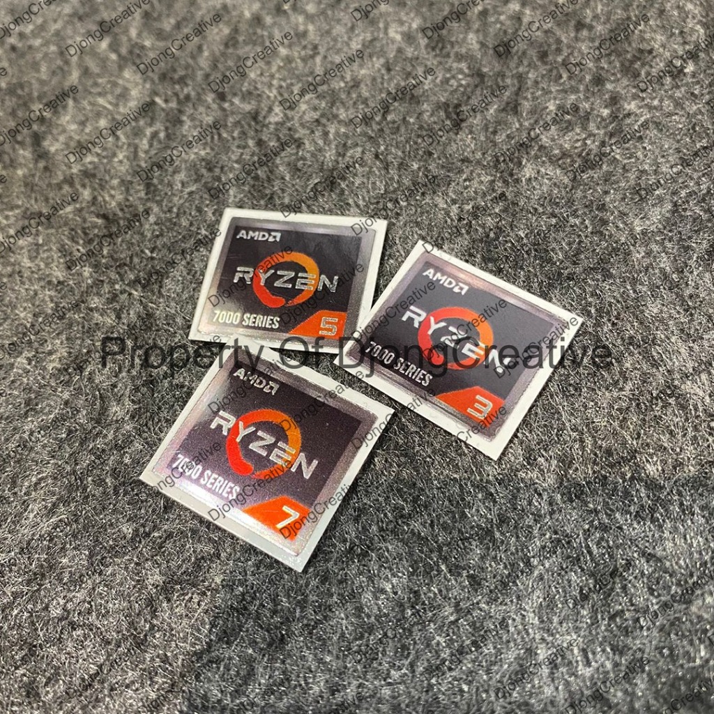 Jual Stiker AMD Ryzen 7000 Series Black Mengkilat | Shopee Indonesia
