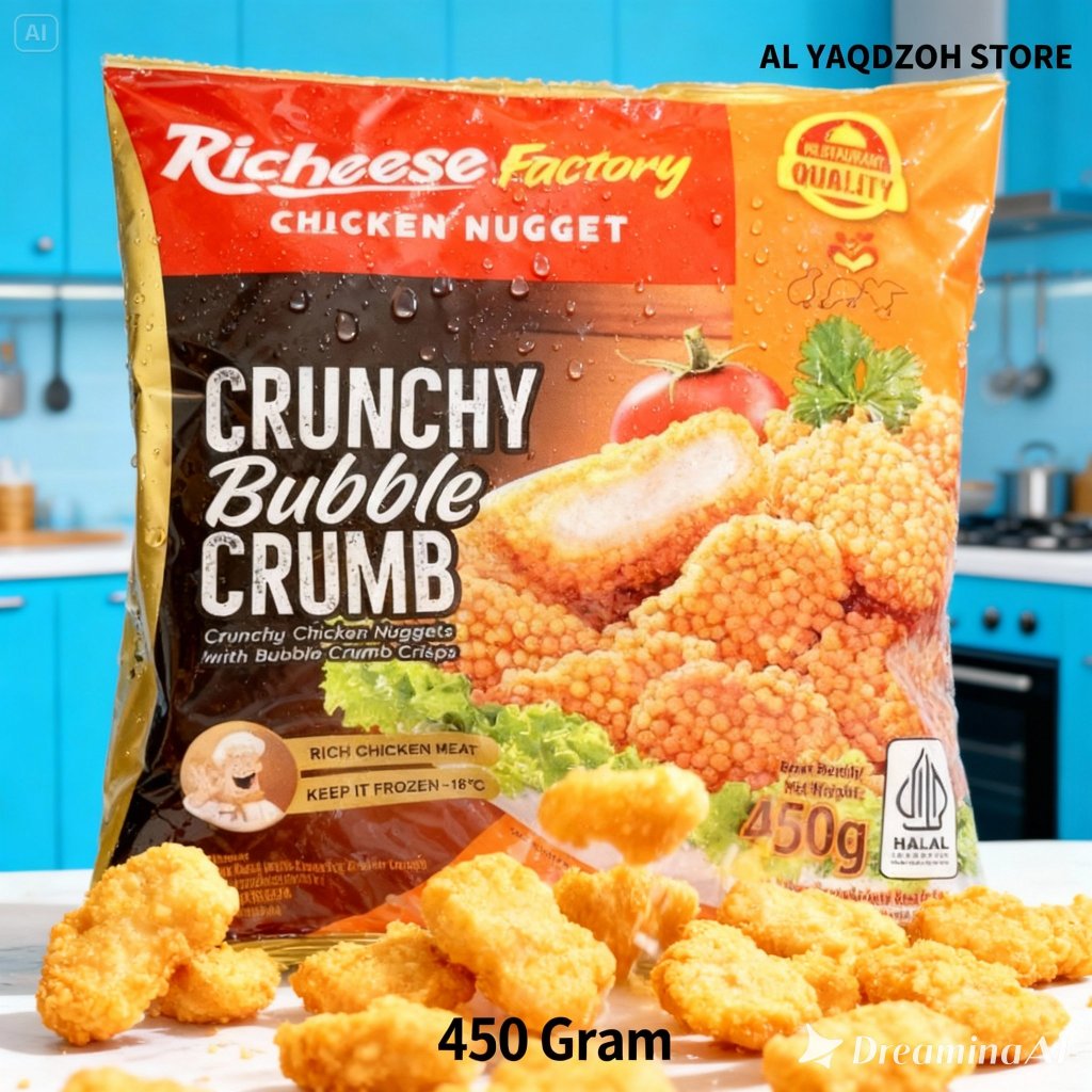 Jual Richeese FROZEN FOOD | Chicken Nugget | Crunchy Bubble Crumb 450G ...