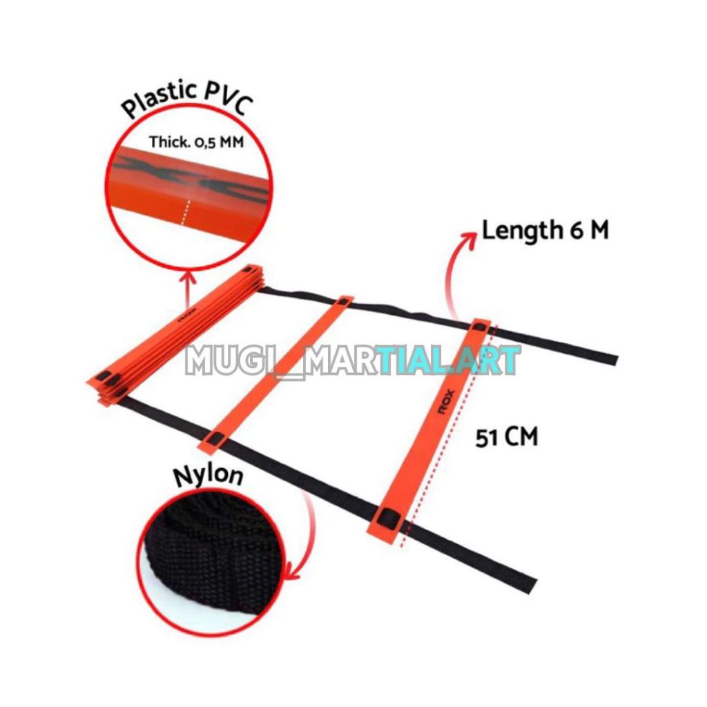 Jual AGILITY LADDER ROX ALAT TANGGA LATIHAN KELINCAHAN ATLETIK | Shopee ...