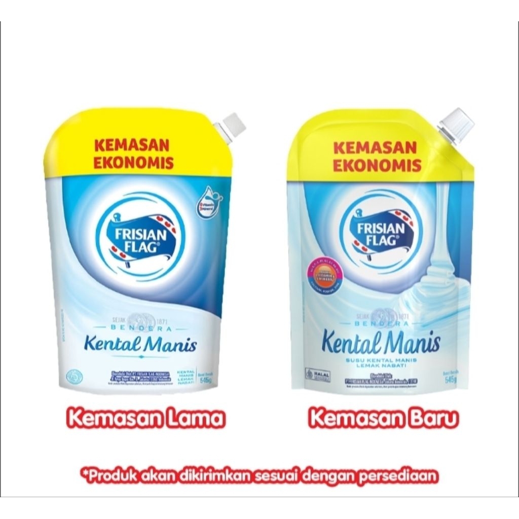 Jual Frian Flag Susu Kental Manis 535g//Frisian Flag skm putih dan ...