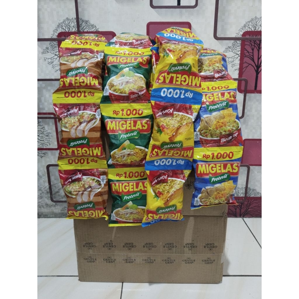 Jual MIGELAS RENCENG VARIAN RASA AYAM BAWANG, SOTO AYAM, KARI & BAKSO ...