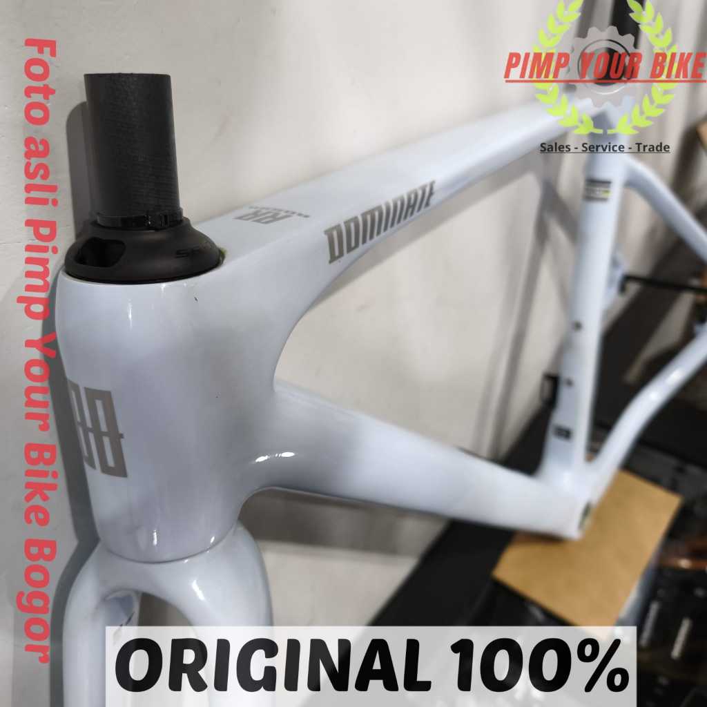 Jual Frame Set Road Dominate Rosso Carbon size 52 Disc Brake not ...