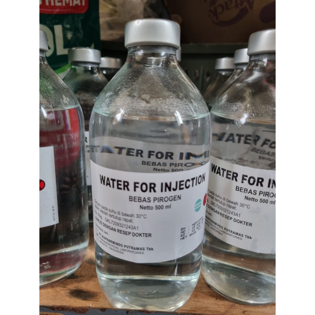Jual Water for Ijenction bebas pirogen 500ml | Shopee Indonesia