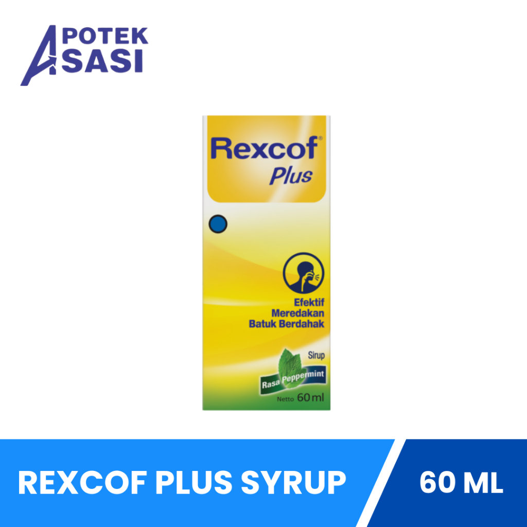 Jual Rexcof Plus Syrup 60 ML - Meredakan Batuk Berdahak | Shopee Indonesia