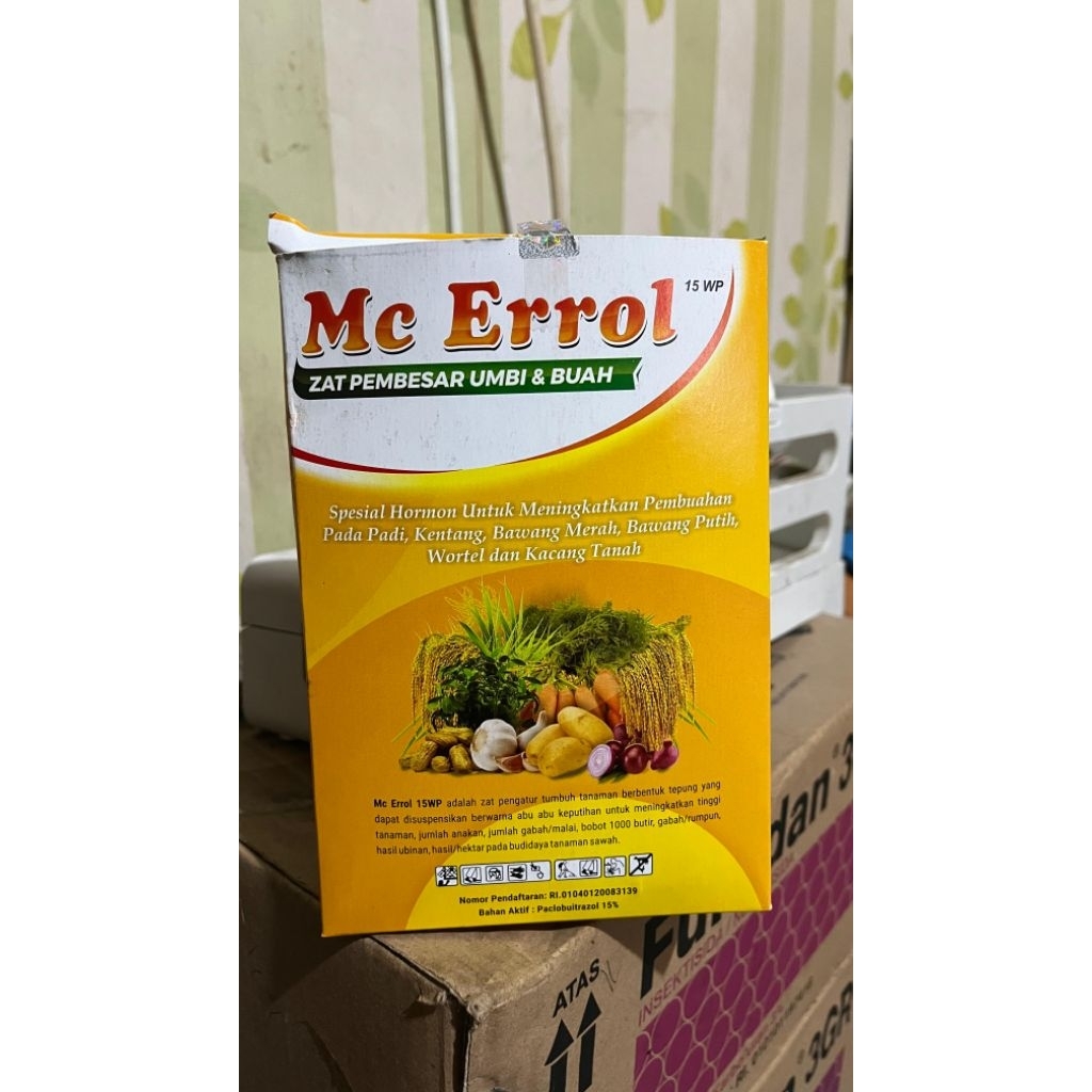 1 kotak isi 5 pack - MC ERROL 15WP - 100Gram